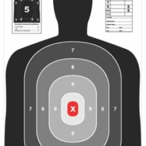 Splatter Shot Target B27 - Silhouette Pro 23"x35" 5pk
