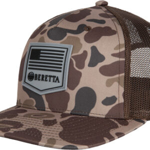 Beretta Cap Pm Trucker R 112 - Rubber Patch Brown Duck Camo