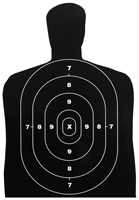 B-c Target Eze-scorer 12"x18" - Bc27 Silhouette 10 Targets