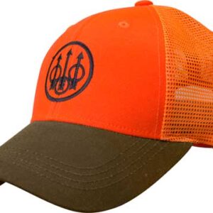 Beretta Cap Upland Trucker - Blaze Mesh Back Orange-tobacco