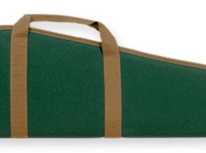 Bulldog Rifle Case 48" Green - W-tan Trim 5-8" Padding