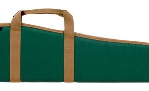 Bulldog Shotgun Case 52" Green - W- Tan Trim 5-8" Padding