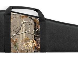 Bulldog Deluxe Rifle Case 48" - Black W- Aphd Camo Panel