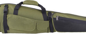 Bulldog Hunter Rifle Case - Green W- Black 48"