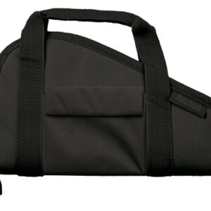 Bulldog Pistol Case 12" Black - Accessory Pocket & Carry Strap