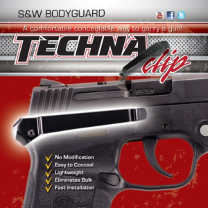 Techna Clip Handgun Retention - Clip S&w Bodyguard Auto Right