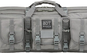 Bulldog 36" Single Tactical Cs - 3 Large Accessory Pockets Grey