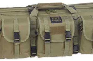 Bulldog 37" Single Tactical Cs - 3 Large Accessory Pockets Grn