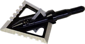Magnus Broadheads Black Hornet - 4-bld Serrate 100gr 1 1-4" 3pk