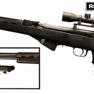 Adv Tech Bipod For Sks - Featherweight Black Nylon