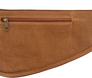 Palmetto Pistol Case Large - Field Tan-waxed Canvas Buffalo