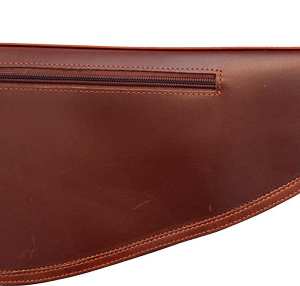 Palmetto Pistol Case Large - Ox Blood-brown Buffalo