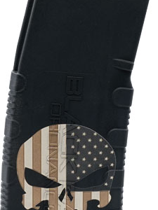 Black Rain Magazine Ar15 30rd - 5.56" Punisher W- Flag Etched