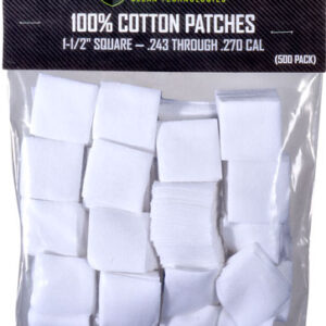 Breakthrough Cleaning Patches - 1 1-2" Square .243-270 50 Pack