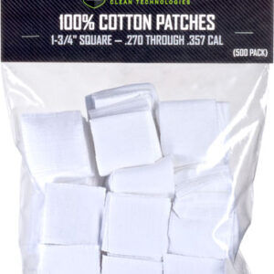 Breakthrough Cleaning Patches - 1 3-4" Square .270-357 50 Pack