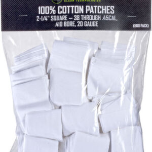 Breakthrough Cleaning Patches - 2 1-4" Square .38-.45 50 Pack