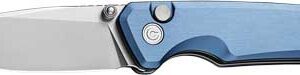 Civivi Knife Altus 2.97" Blue- - Stonewash Button Lock