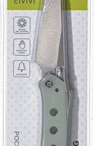 Civivi Knife Vision Fg 3" - Natural G10 Satin Clam Pack