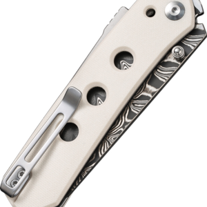 Civivi Knife Vision Fg 3.54" - Ivory G-10-damascus Blade