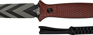Civivi Knife Perfrico Fixed - 4.49" Bugundy G10-striped Bld!