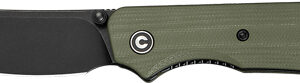 Civivi Knife Crabby 2.7" G-10 - Od Green Black Stonewash!