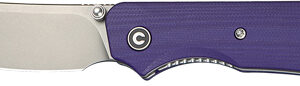 Civivi Knife Crabby 2.7" G-10 - Purple Stonewash Liner Lock!