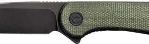Civivi Knife Elementum 2.96" - Green Micarta-black D2 Lnrlck!