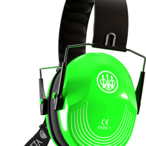 Beretta Safety Pro Earmuff - Green Fluorescent