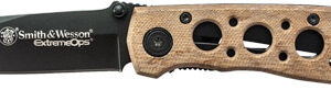 S&w Knife Extreme Ops 3.2" - Blade Black-desert Camo Handle
