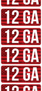 Mtm Ammo Caliber Labels 12ga - 8-pack
