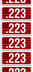 Mtm Ammo Caliber Labels 223 - 8-pack