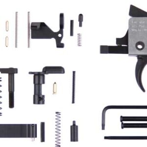 Cmc Ar15-ar10 Lower Parts Kit - With 3-3.5lb Curved Trigger