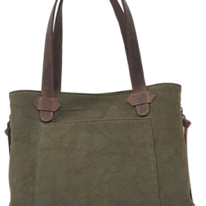 Versacarry Conceal Carry Purse - Canvas Olive Green Tote Style<