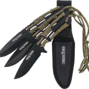 Cold Steel Throwing Knives - 4.4" Blade 3-pack W-sheath