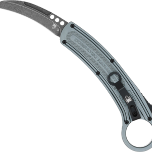 Cobratec Karambit 2.75" Double - Action Grey Right Hand D2