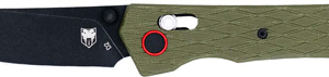 Cobratec Legacy Bar Lock 3.5" - G10 Od Green-black D2 Blade