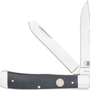 Cobratec Trapper Two Blade - G-10 Black-ss Slip Joint