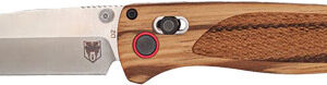 Cobratec Legacy Bar Lock 3" - Zebrawood-satin Tanto D2 Blade