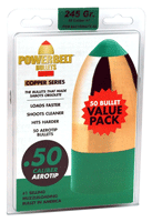 Cva Powerbelt Bullets Aero Tip - 50 Caliber 245gr 50-count<
