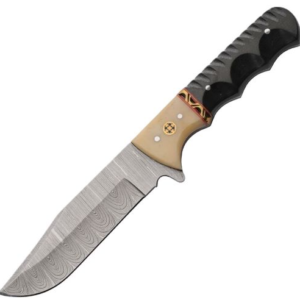 Szco Rite Edge 4.5" Micarta - Bone Bolster W-leather Sheath