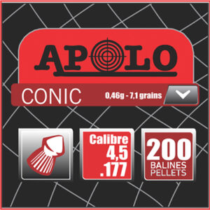 Hatsan Apolo 177 Conic 7.1gr - 200 Pack