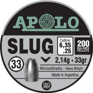 Hatsan Apolo 25 Slug 33 Grain - 200 Pack