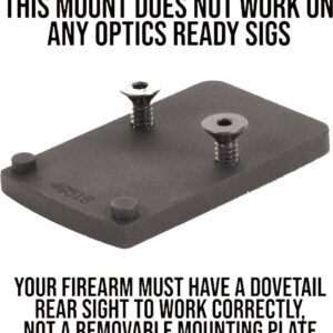 Egw Scope Mount Trijicon Rmr - For Sig P220-229 & 320 Black