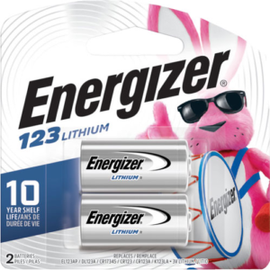 Energizer Lithium Batteries - Cr123a 2-pack