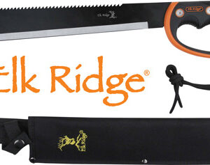Mc Elk Ridge Machete 21.5" - Blade W-sheath D-handle Blk-ss