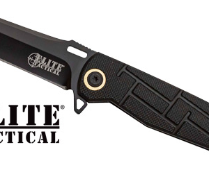 Mc Elite Tactical Readiness - 3.5" Drop Point Fldr Blk-blk