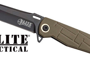 Mc Elite Tactical Readiness - 3.5" Drop Point Fldr Fde-blk