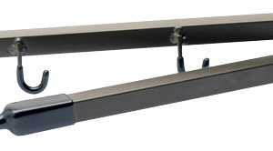 Hme Bow Hanger 20" Folding - W-accessory Hooks 1ea