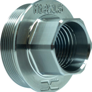 Faxon M18x1.5 Direct Thread To - Hub Adapter Titanium