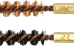 Otis Bore Brush .27 Cal 2-pk - 1-nylon 1-bronze 8-32 Thread!!